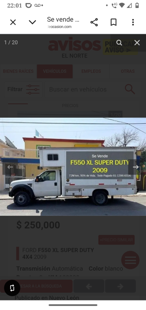 Camion chevrolet de 3  1/2